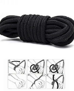 Cuerda Negra Súper Suave