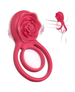 Anillo vibrador Rosa USB con APP